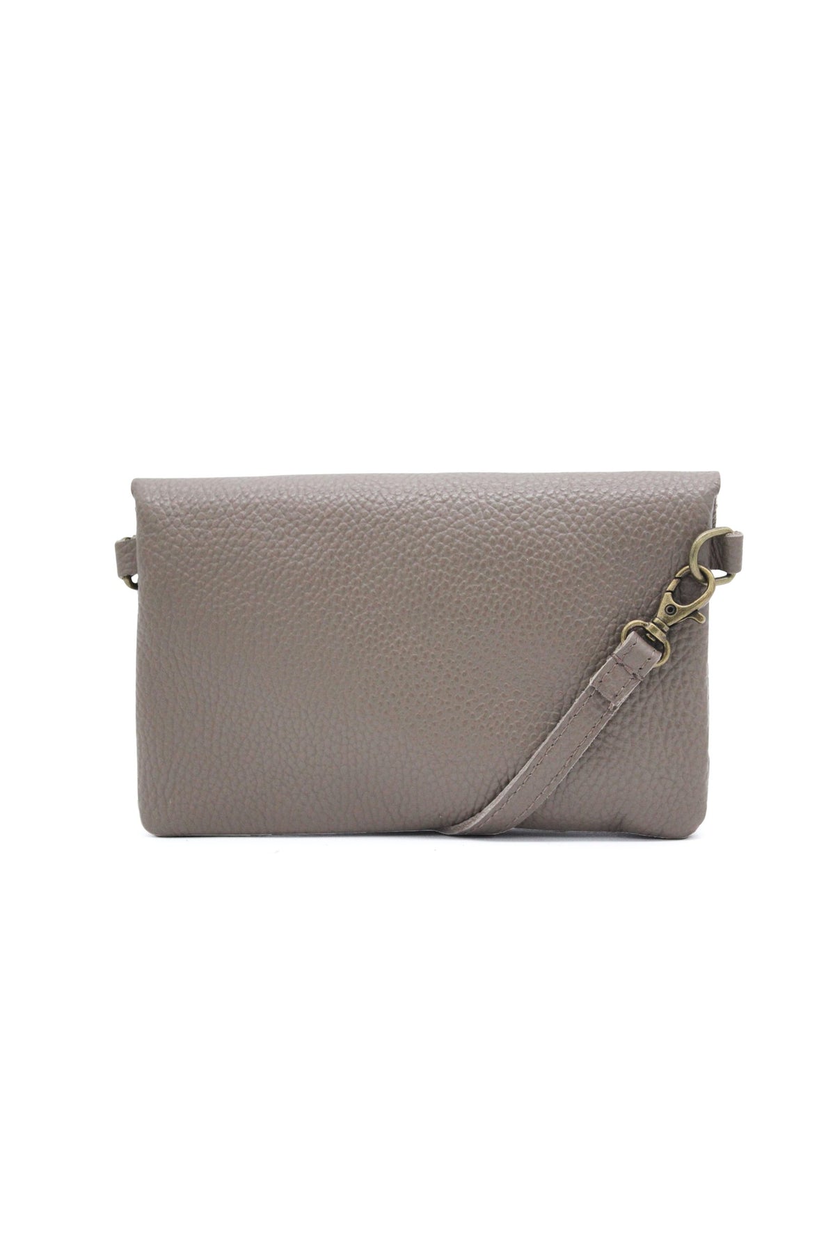 Genuine Leather Small Crossbody Purse with Double Compartments image 28