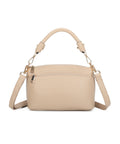 Elegant Gold Accents Genuine Leather Shoulder Bag image 0