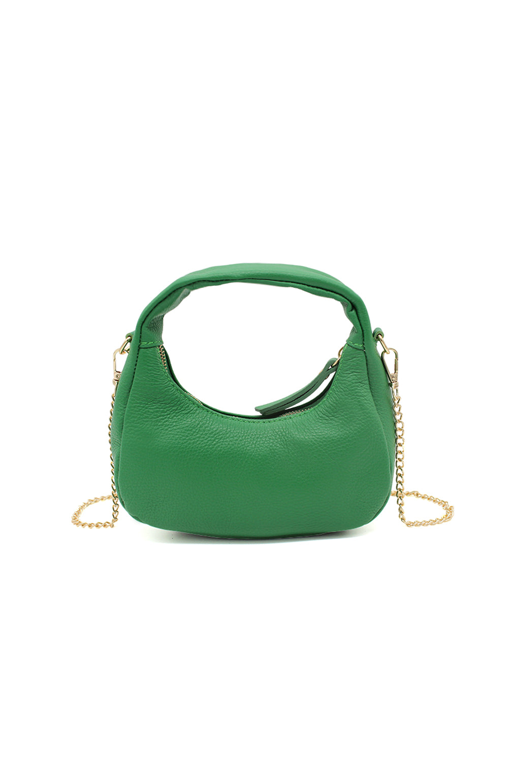 Chic Genuine Italian Leather Crossbody Bag with Elegant Chain Strap image 13