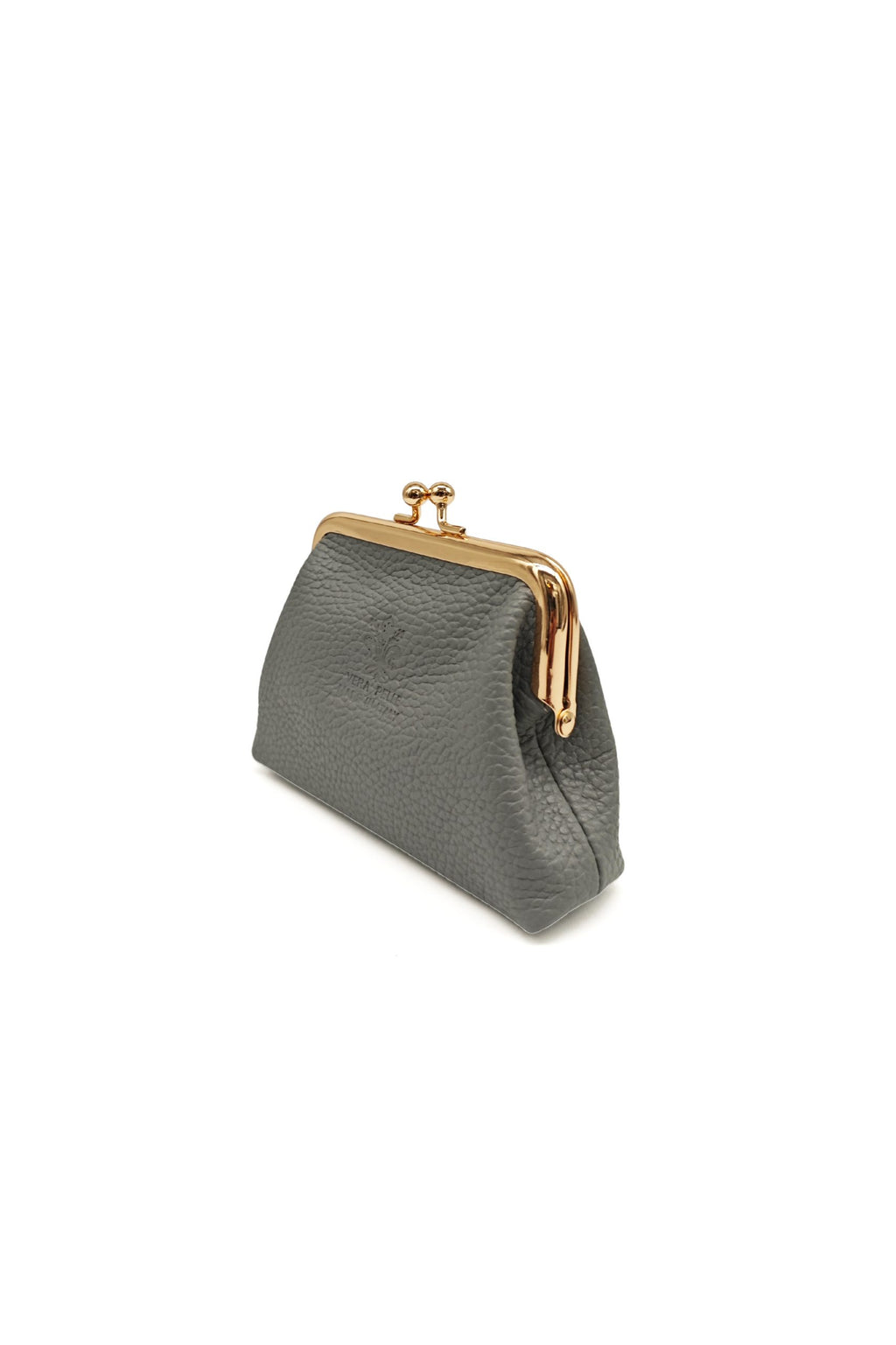 Genuine Italian Leather Coin Purse with Kiss Lock Frame image 37