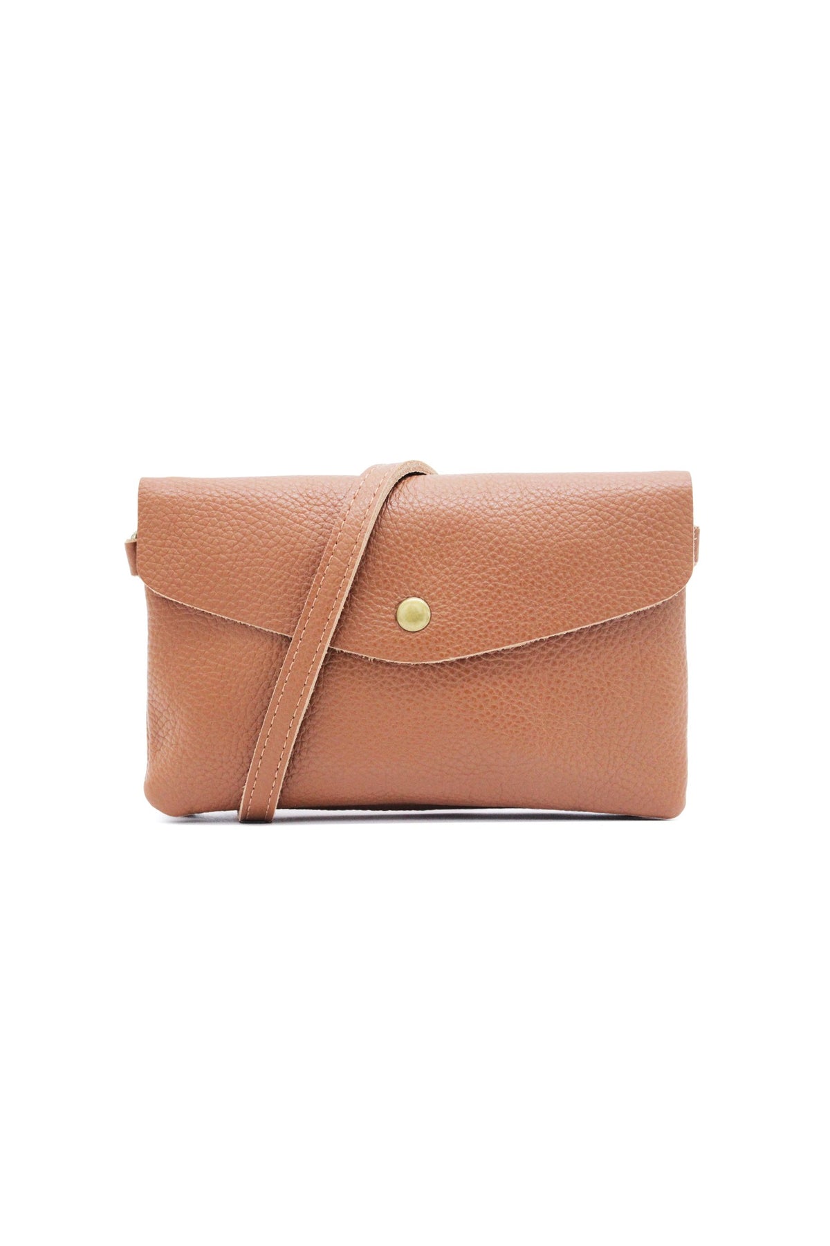 Genuine Leather Small Crossbody Purse with Double Compartments image 22