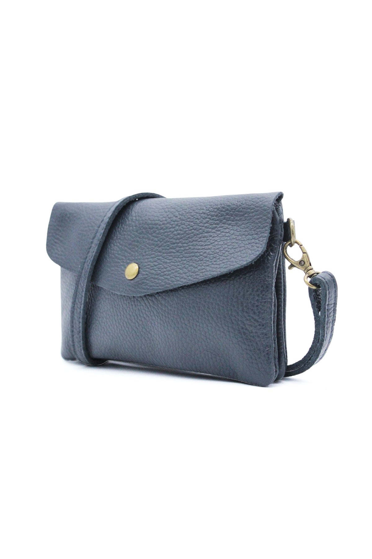Genuine Leather Small Crossbody Purse with Double Compartments image 11