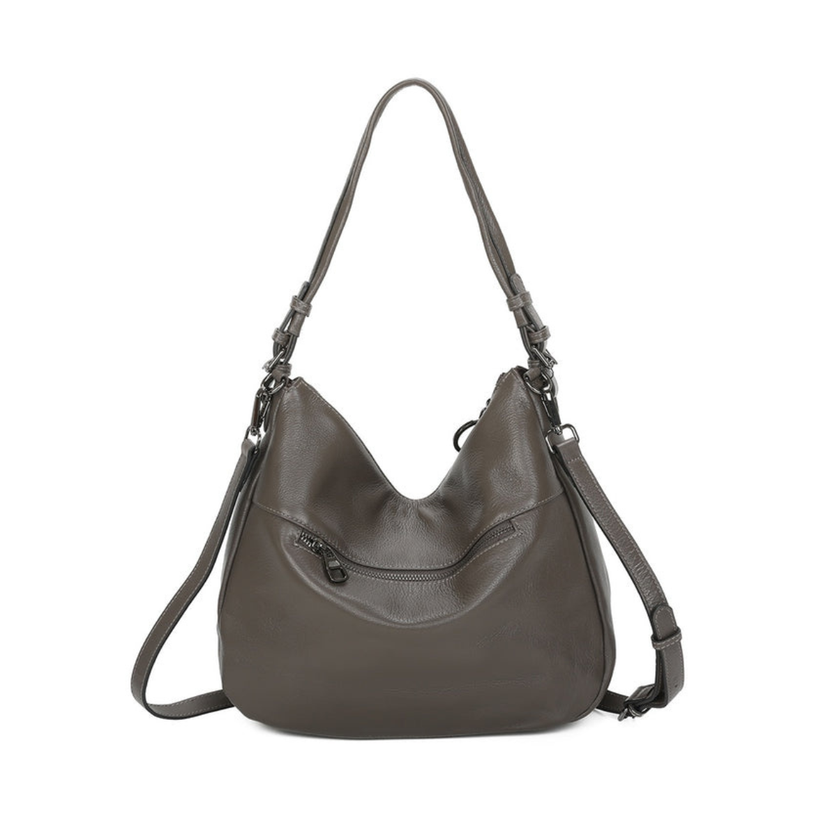 Soft Design Spacious Genuine Leather Shoulder Bag image 4
