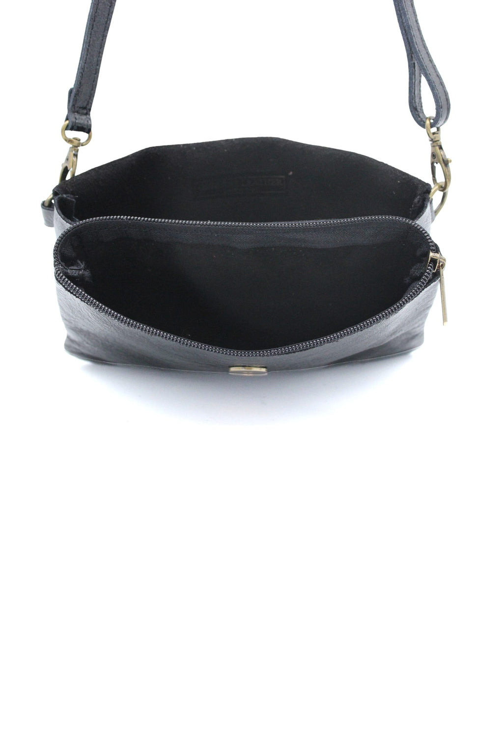 Genuine Leather Small Crossbody Purse with Double Compartments image 17