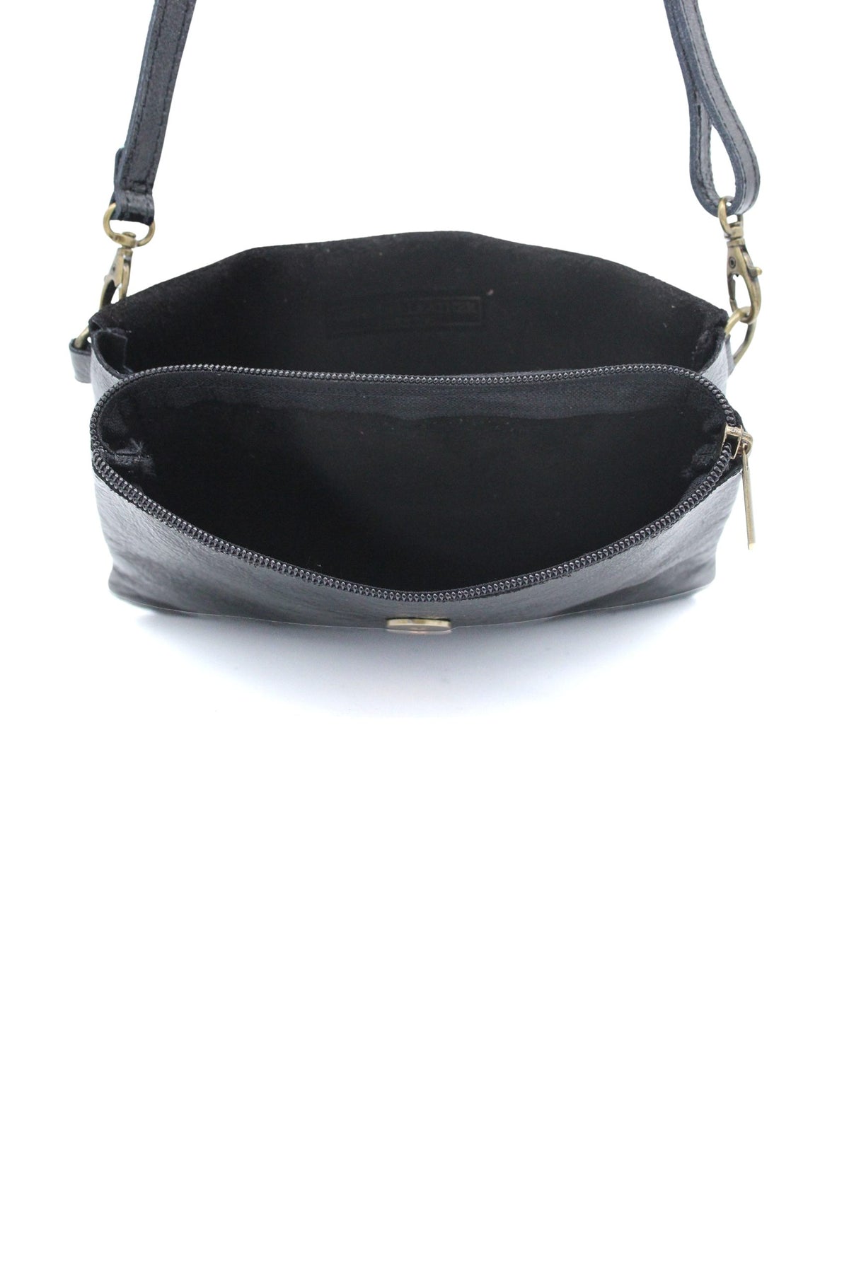 Genuine Leather Small Crossbody Purse with Double Compartments image 17