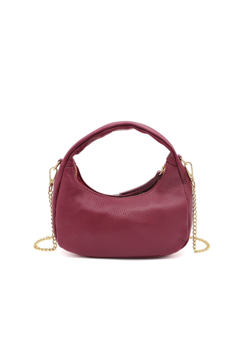 Chic Genuine Italian Leather Crossbody Bag with Elegant Chain Strap image 19