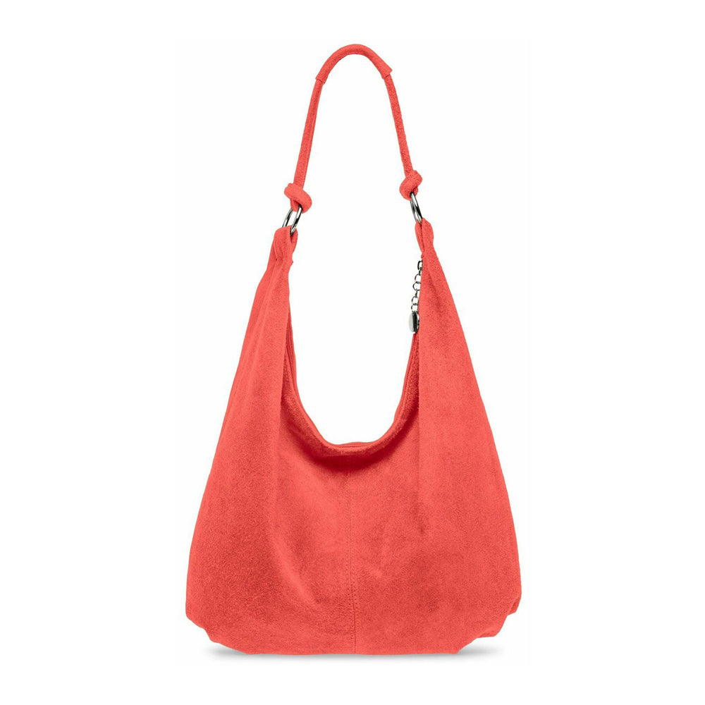 Large Slouch Italian Suede Leather Hobo Tote Bag image 3