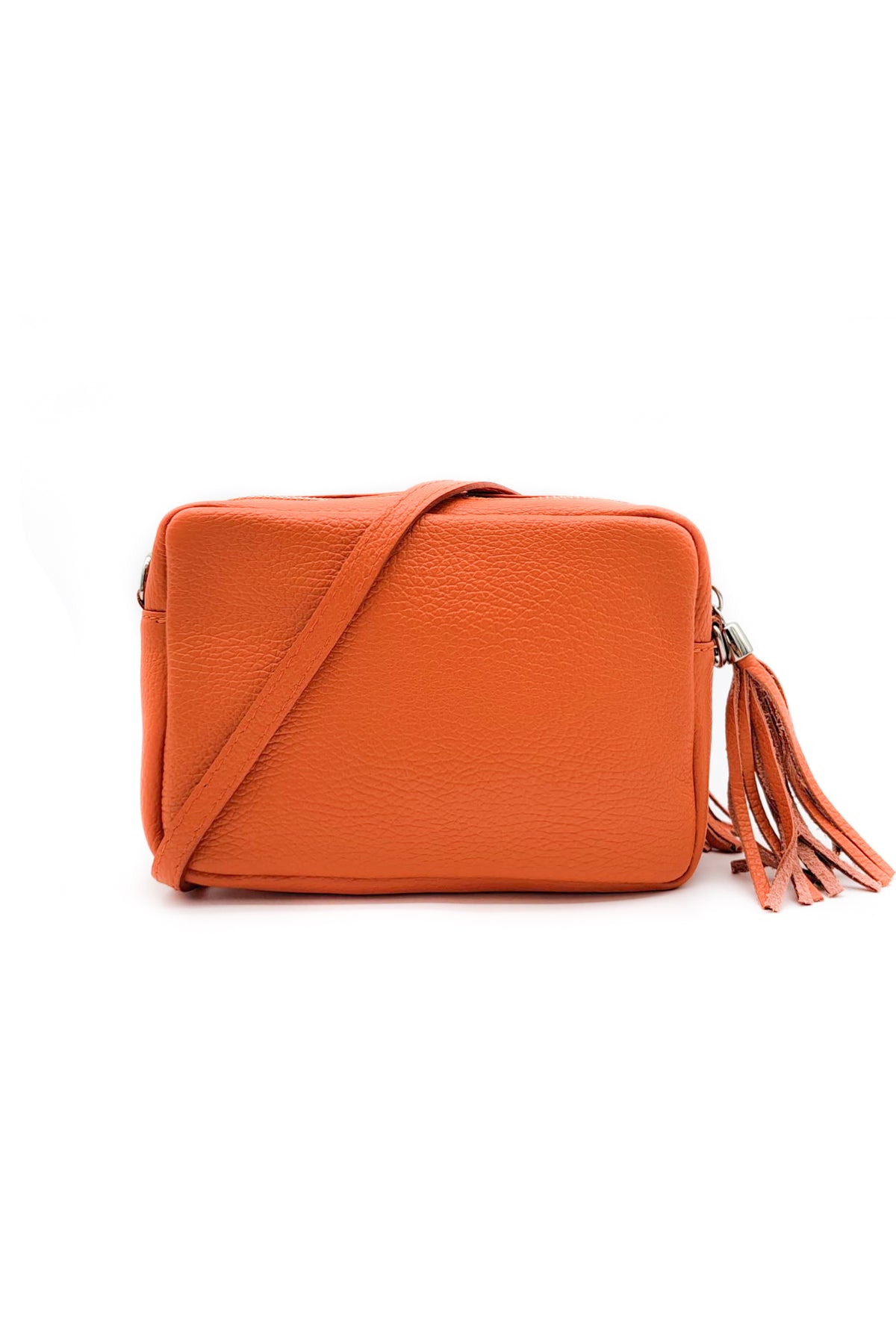 Mini Tassel Italian Genuine Leather Purse Crossbody Bag With Tassel image 0