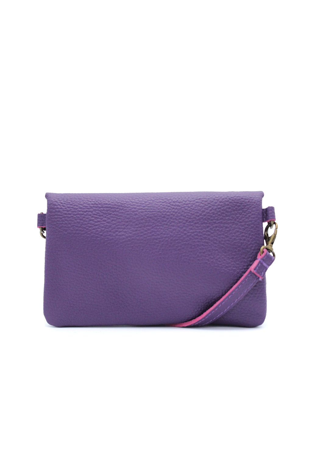 Genuine Leather Small Crossbody Purse with Double Compartments image 3