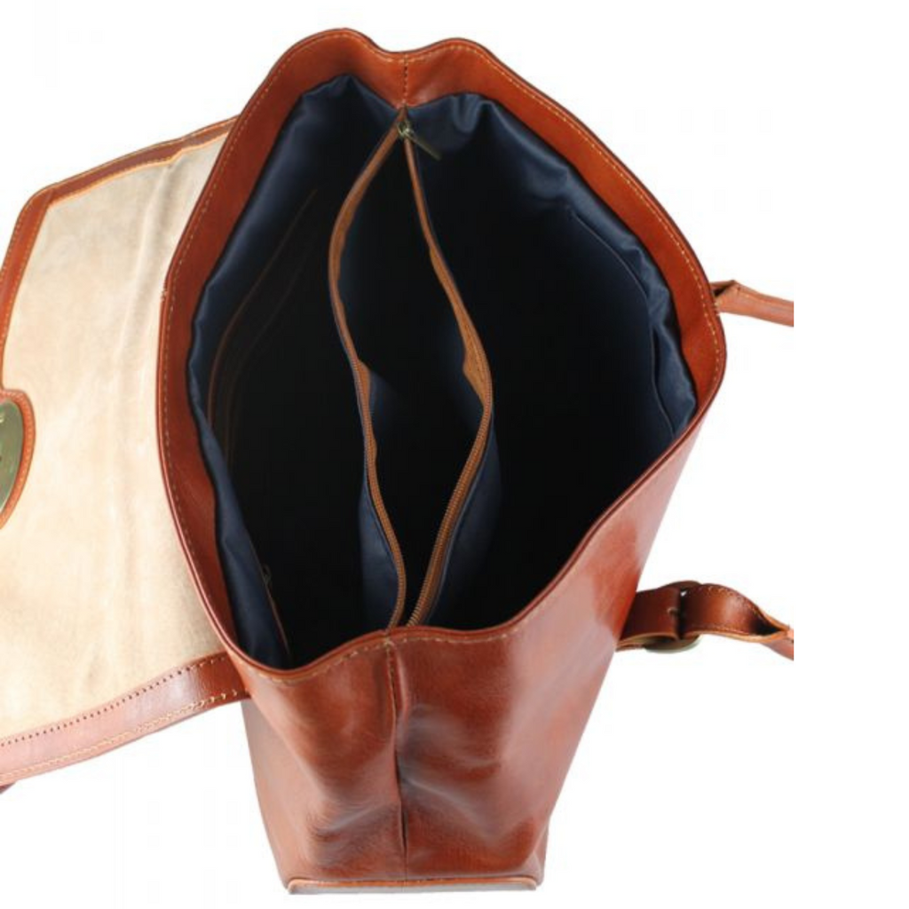 Classic Vintage Buckle Genuine Leather Shoulder Bag image 2