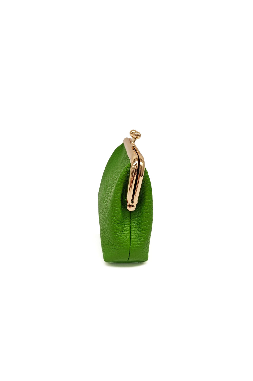 Genuine Italian Leather Coin Purse with Kiss Lock Frame image 3