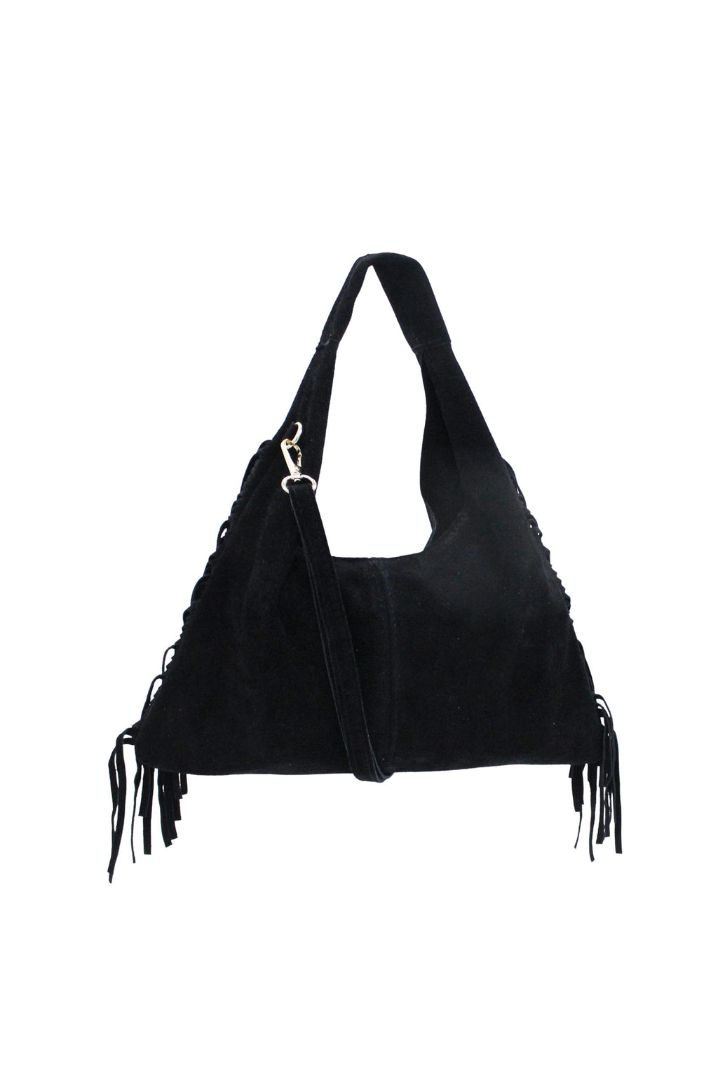 Italian Genuine Suede Fringe Crossbody Shoulder Bag image 8