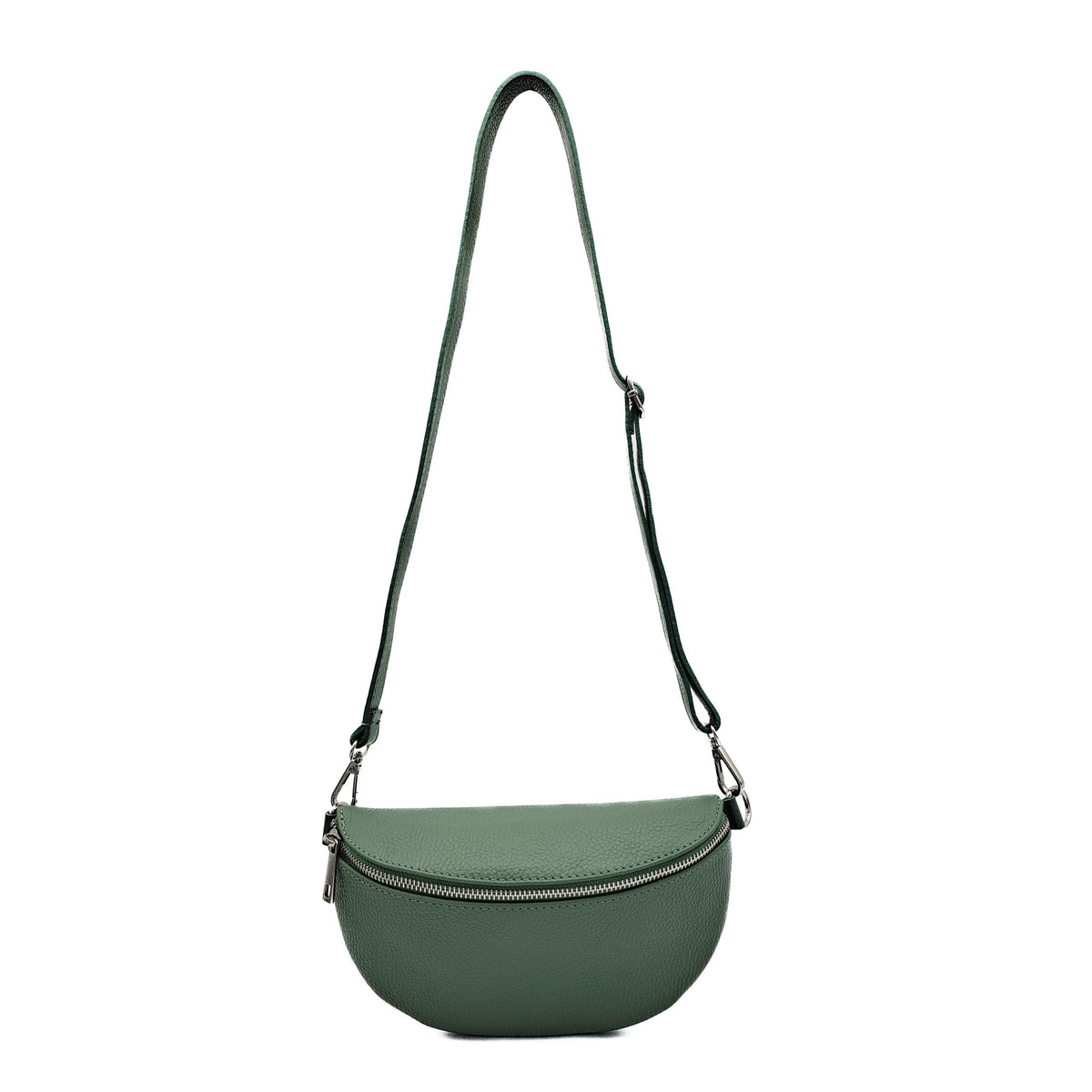 Italian Real Leather Bum Bag Style Crossbody Bag image 4