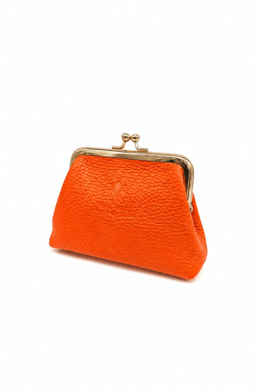 Genuine Italian Leather Coin Purse with Kiss Lock Frame image 40