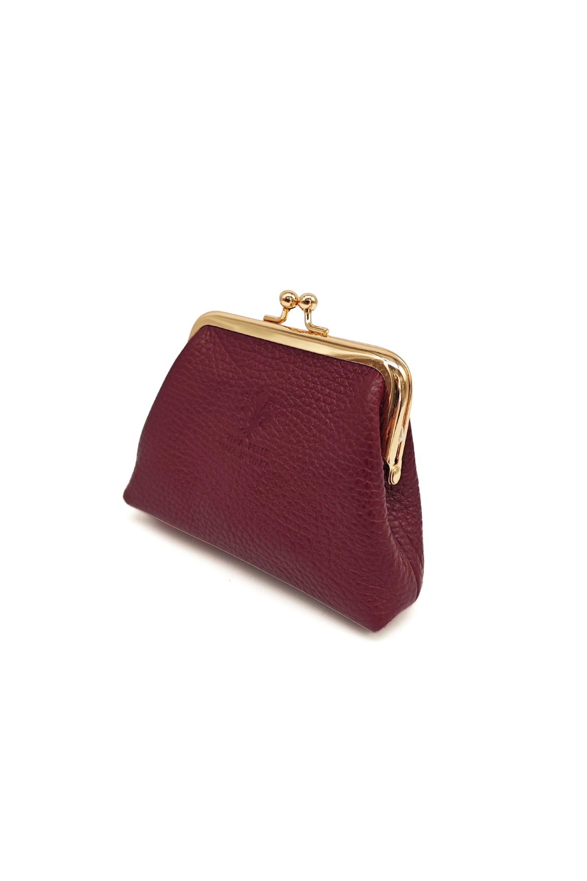 Genuine Italian Leather Coin Purse with Kiss Lock Frame image 25