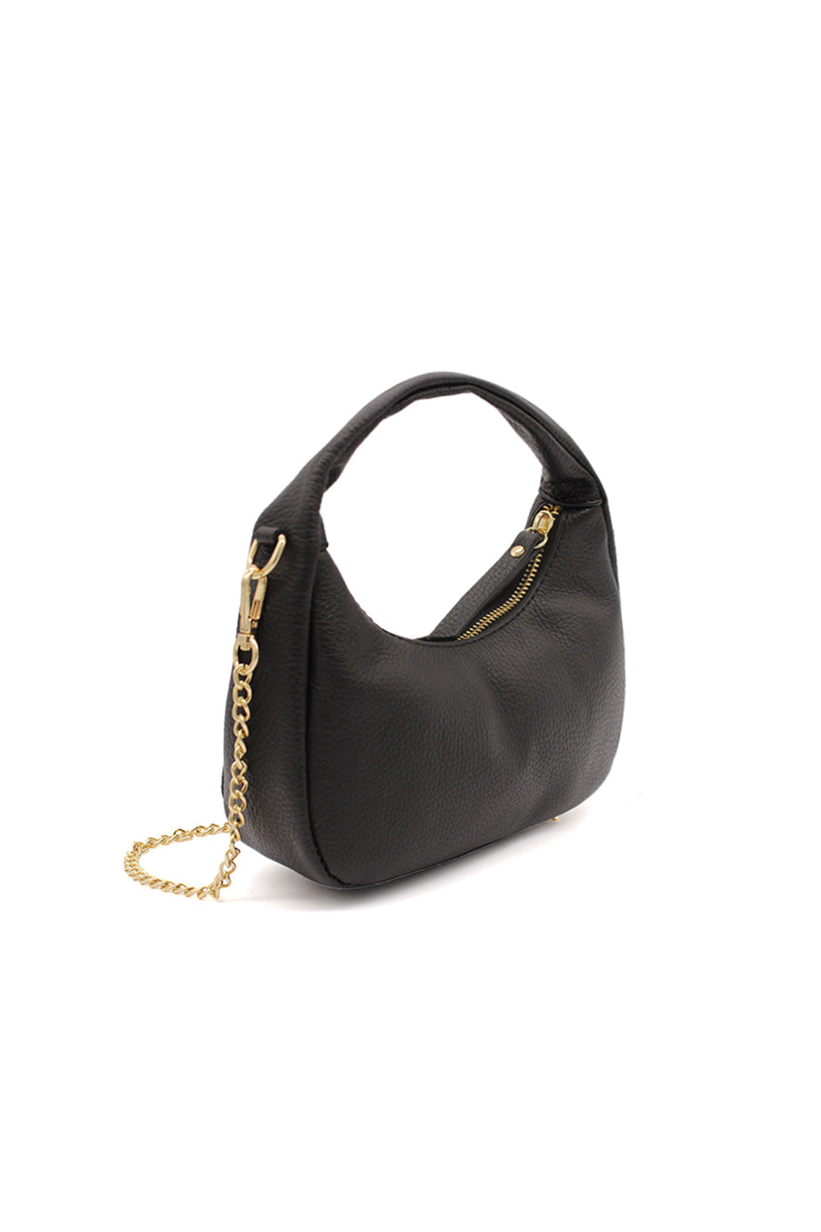 Chic Genuine Italian Leather Crossbody Bag with Elegant Chain Strap image 22