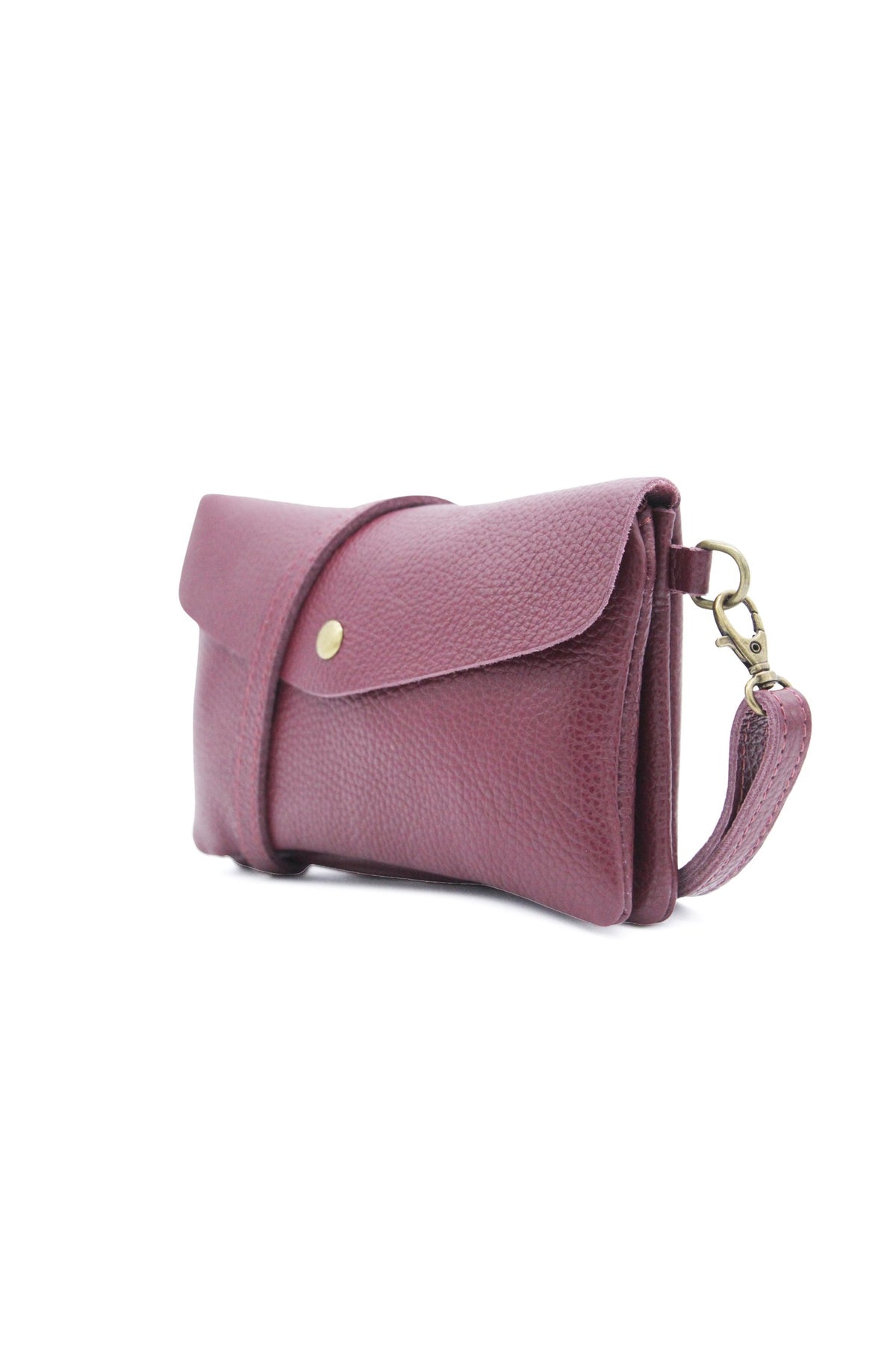 Genuine Leather Small Crossbody Purse with Double Compartments image 19