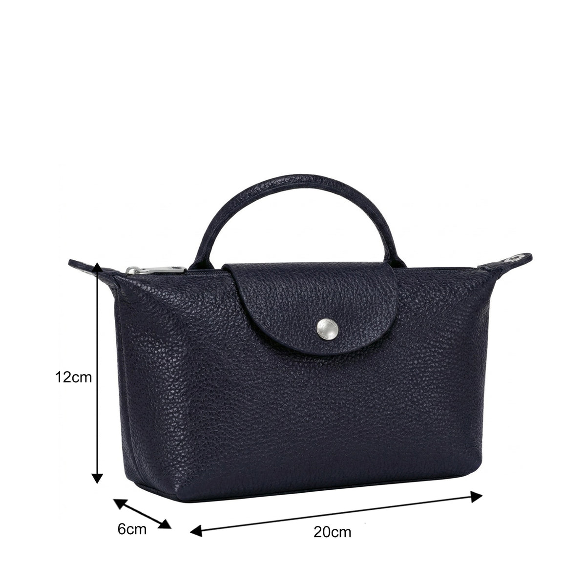 Italian Leather Top Handle Mini Crossbody Shoulder Handbag image 1