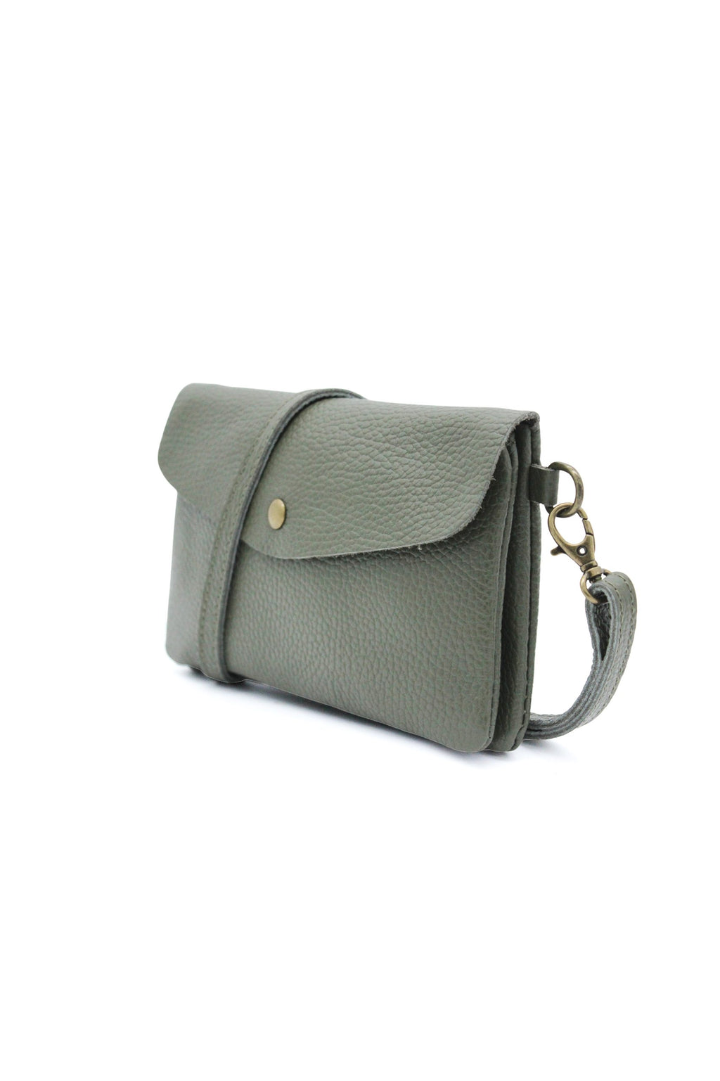 Genuine Leather Small Crossbody Purse with Double Compartments image 7