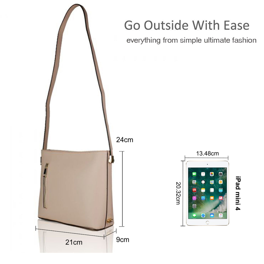 Sleek Design Minimalist Genuine Leather Crossbody Bag image 1