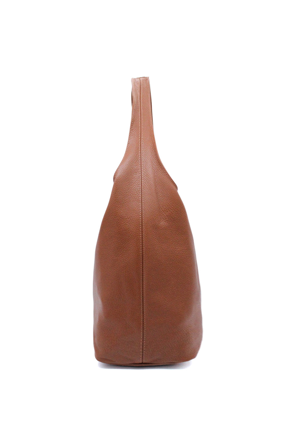 Genuine Italian Leather Minimalist Shoulder Tote Bag with Spacious Design image 3