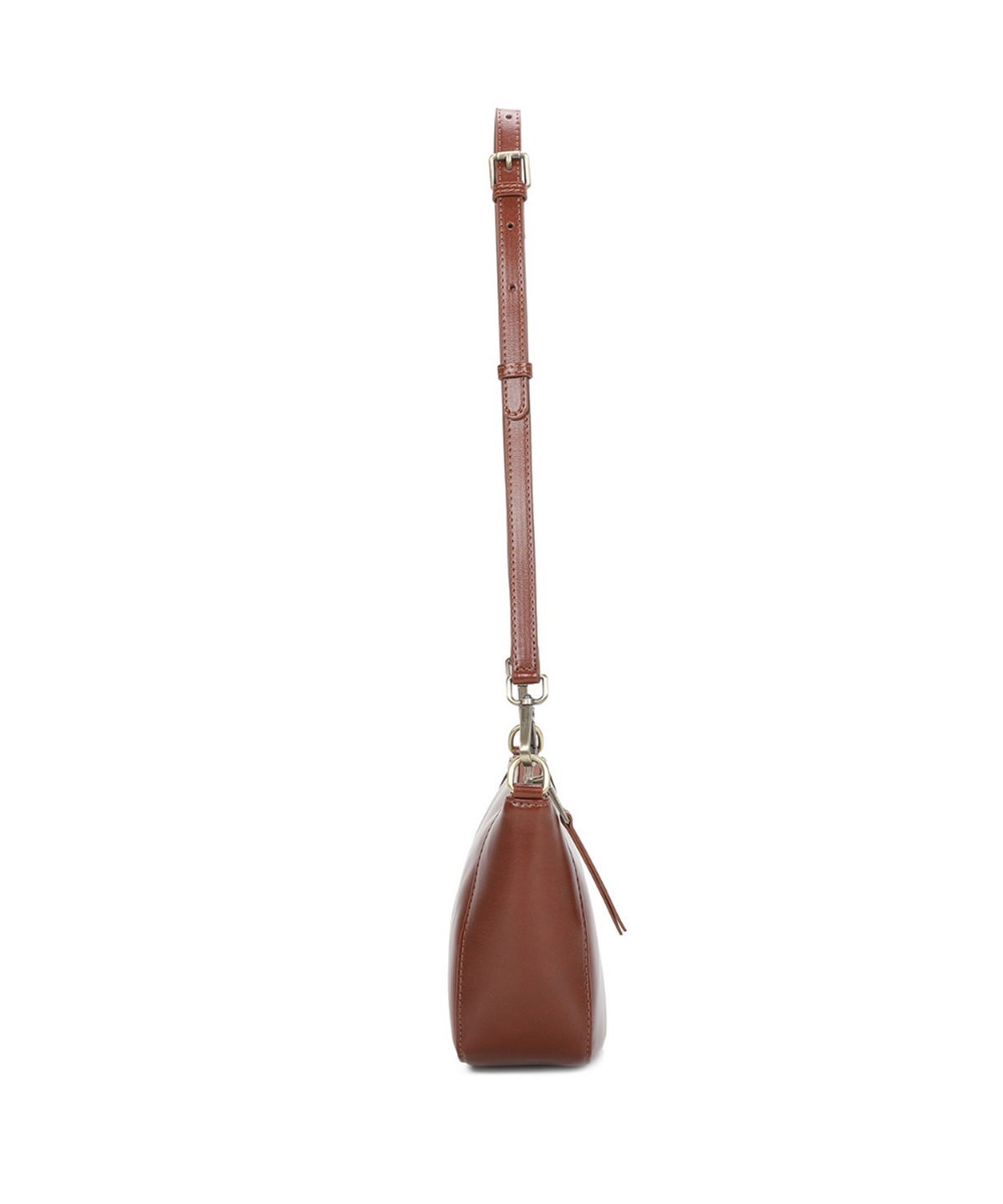 Adjustable Strap Sleek Genuine Leather Crossbody Bag image 2