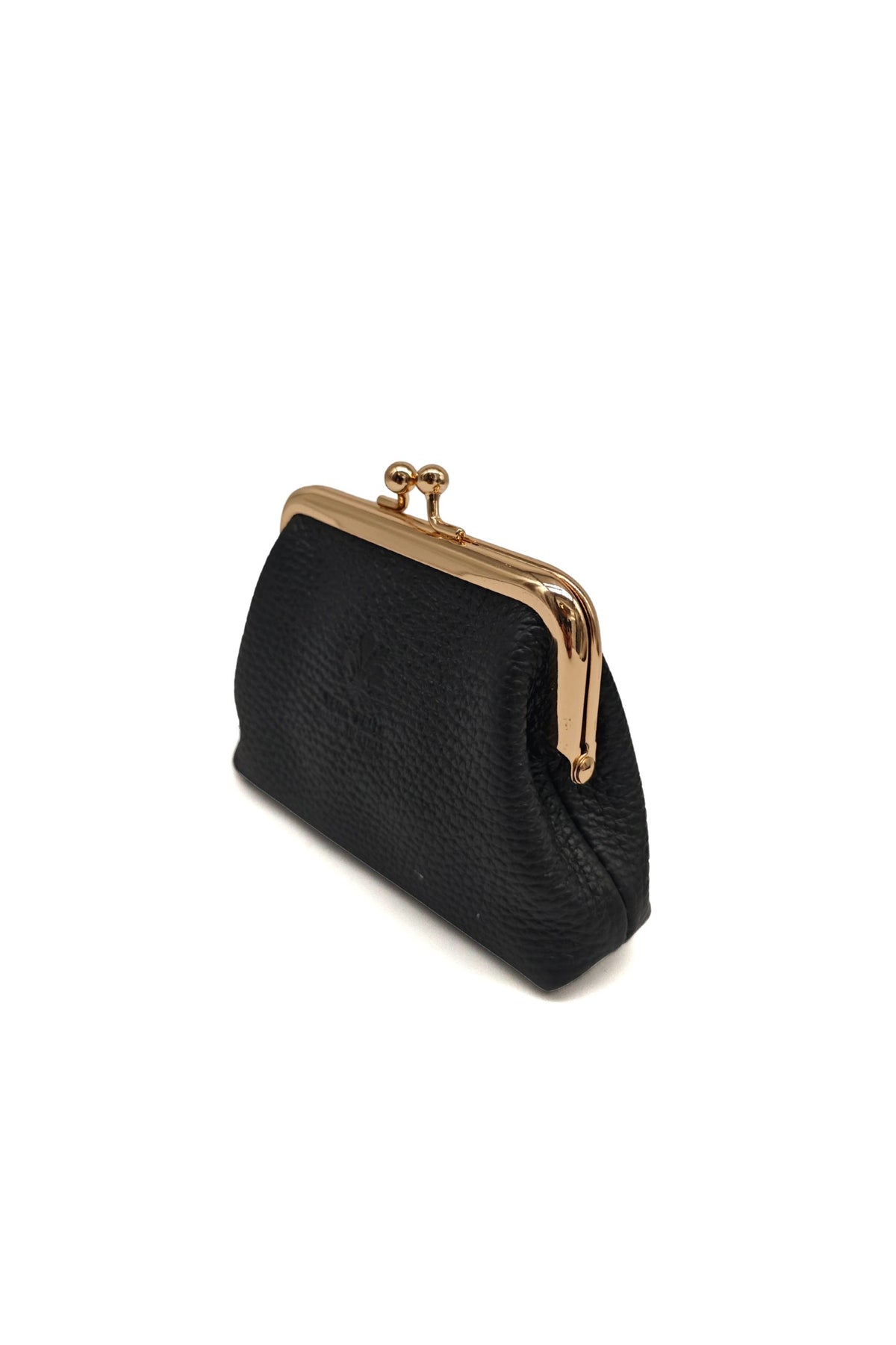 Genuine Italian Leather Coin Purse with Kiss Lock Frame image 6