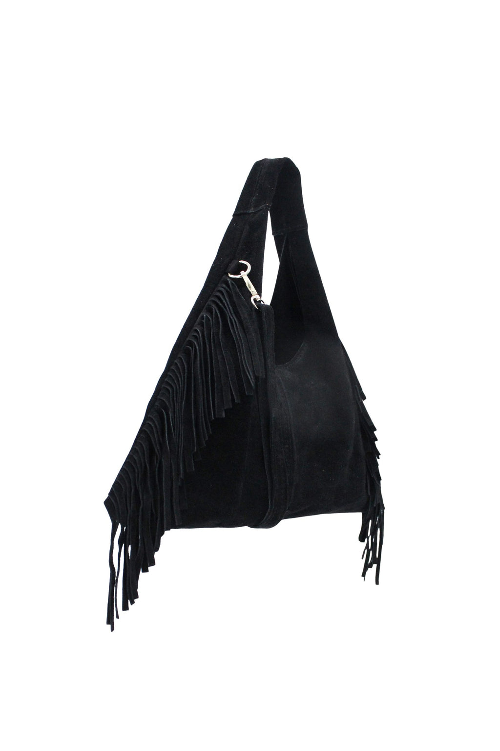 Italian Genuine Suede Fringe Crossbody Shoulder Bag image 6