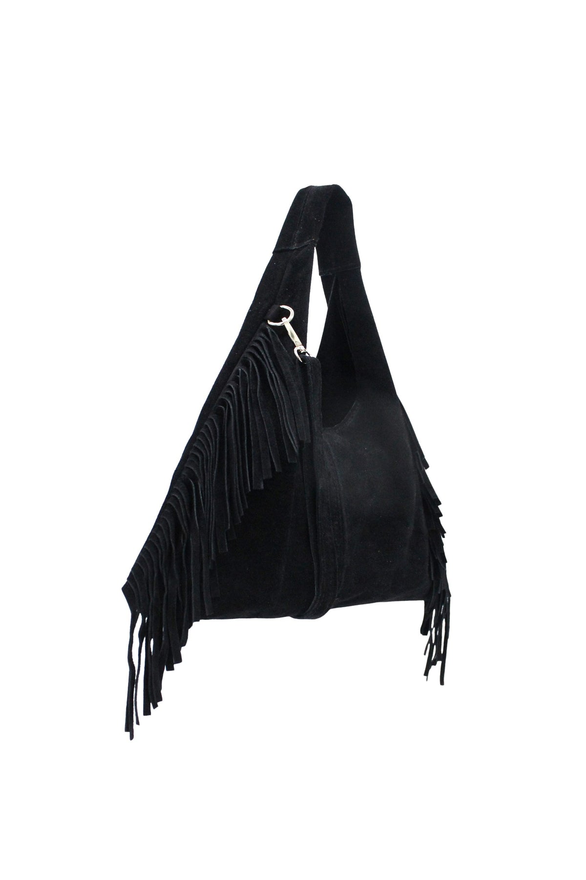 Italian Genuine Suede Fringe Crossbody Shoulder Bag image 6