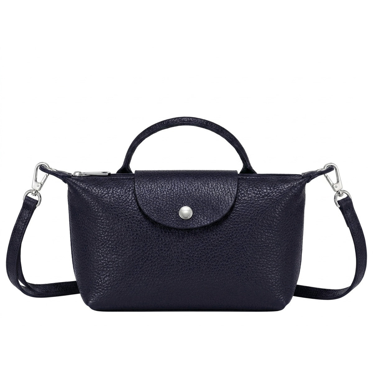 Italian Leather Top Handle Mini Crossbody Shoulder Handbag image 0