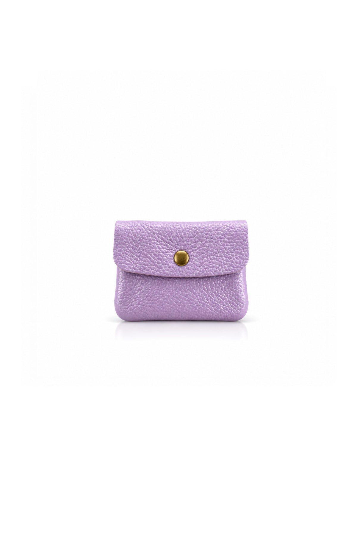 Genuine Italian Leather Compact Coin Purse with Snap Closure image 19