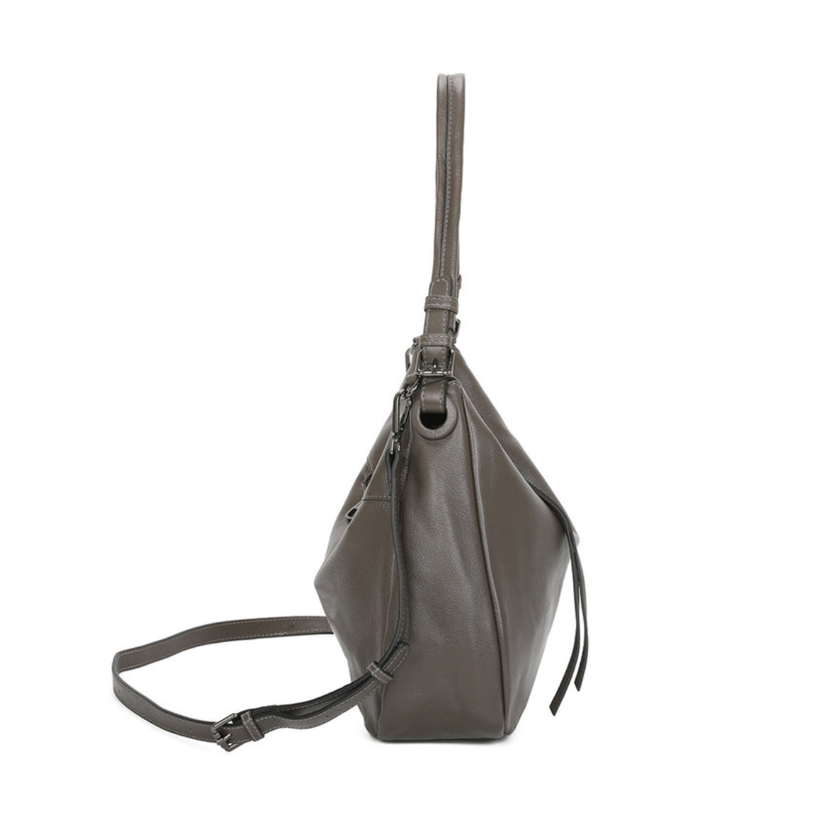 Soft Design Spacious Genuine Leather Shoulder Bag image 5