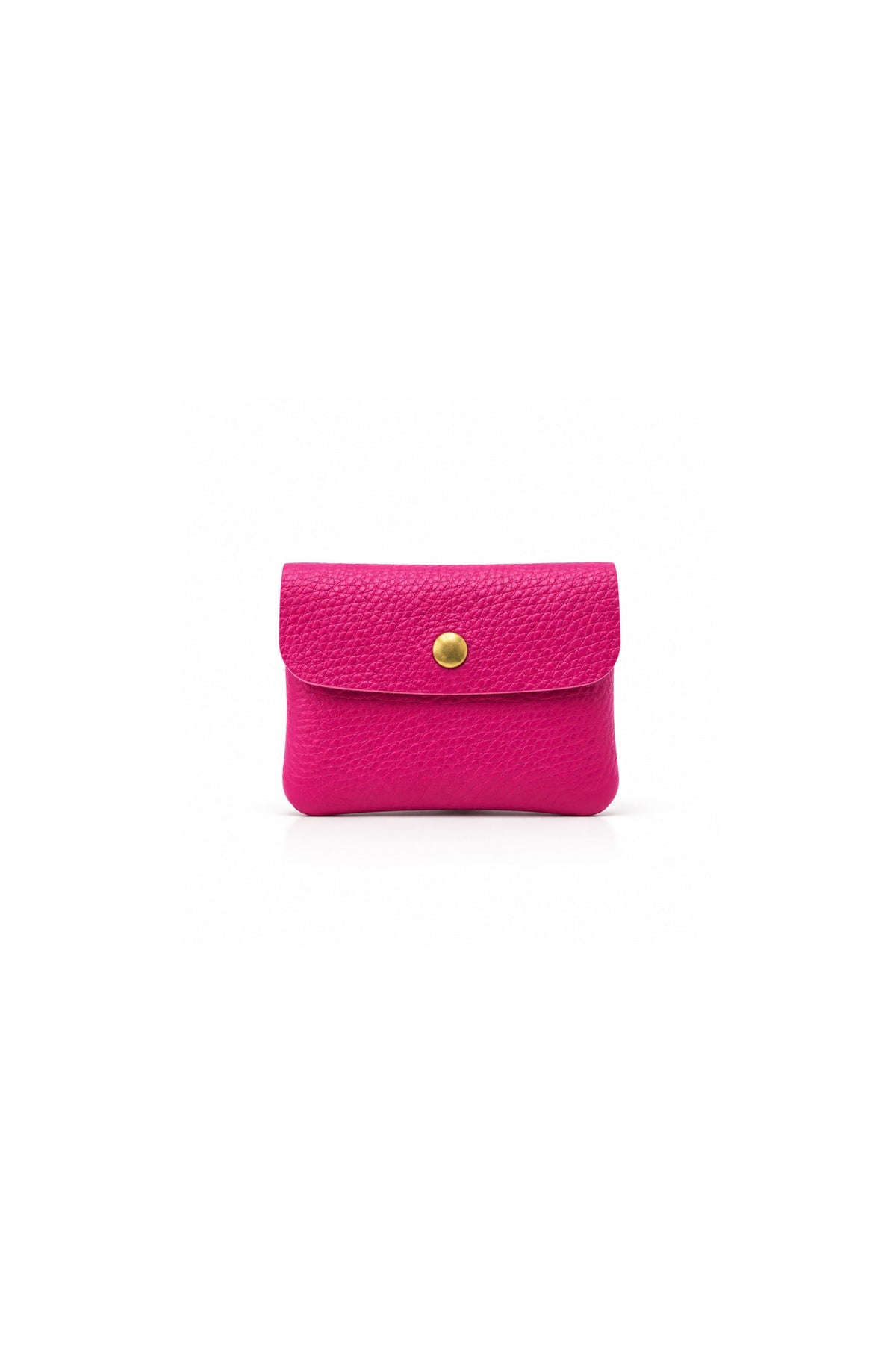 Genuine Italian Leather Compact Coin Purse with Snap Closure image 29