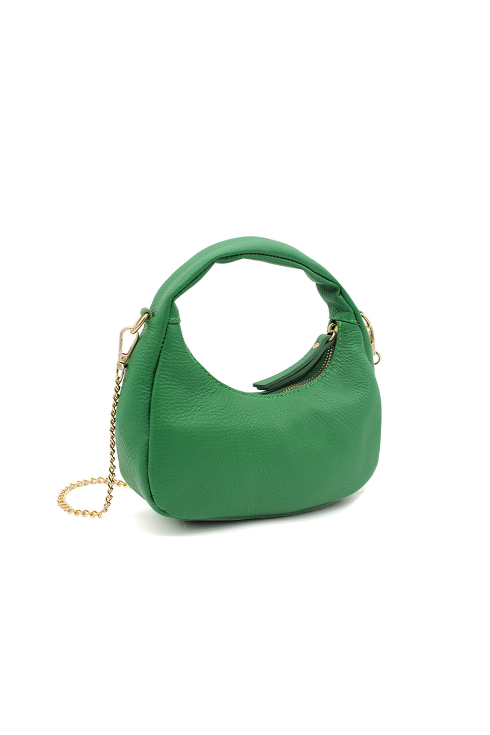 Chic Genuine Italian Leather Crossbody Bag with Elegant Chain Strap image 14