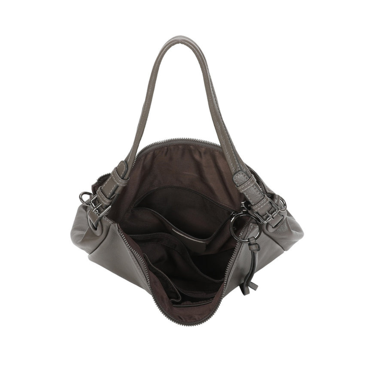 Soft Design Spacious Genuine Leather Shoulder Bag image 2