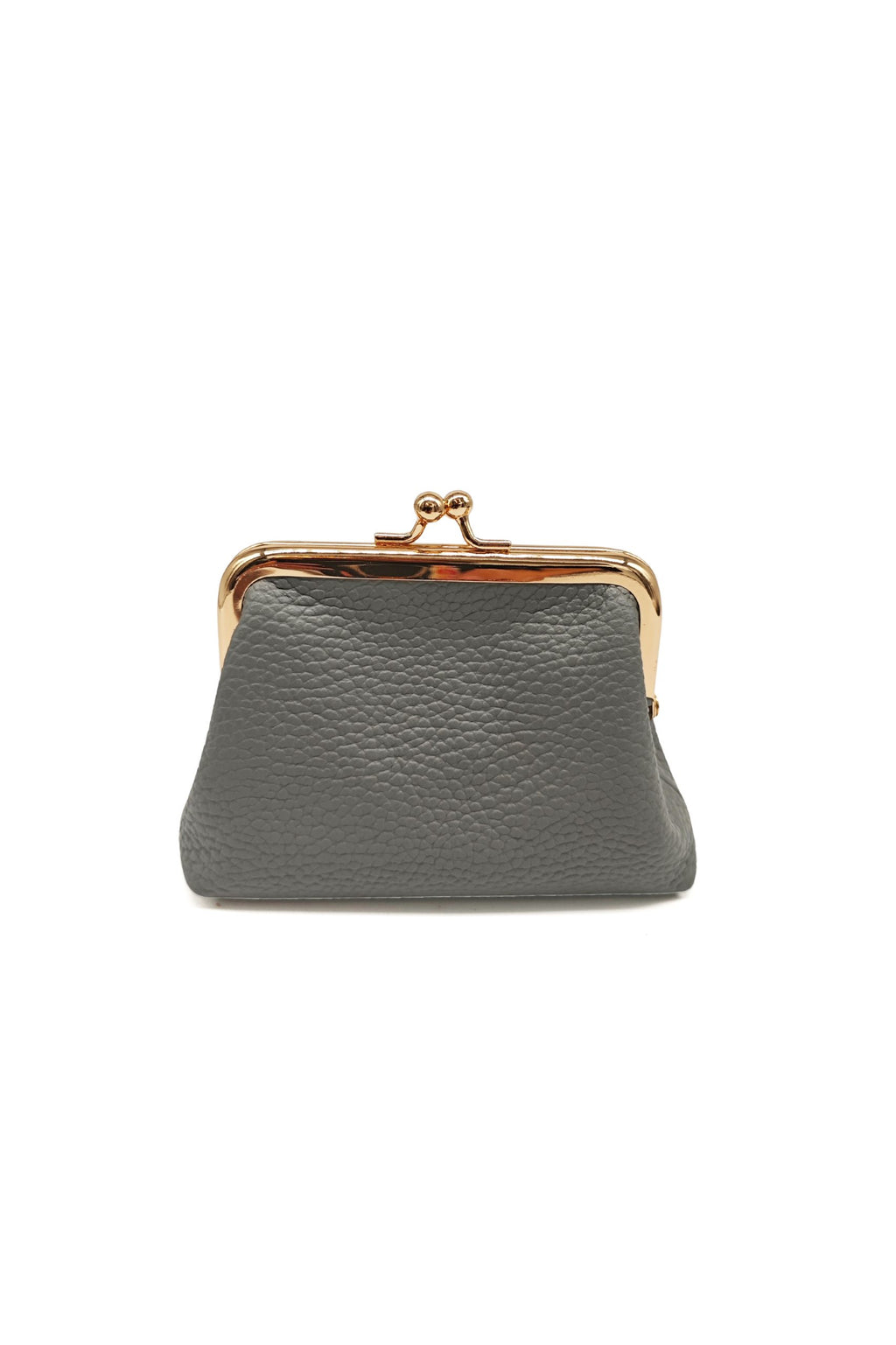 Genuine Italian Leather Coin Purse with Kiss Lock Frame image 36