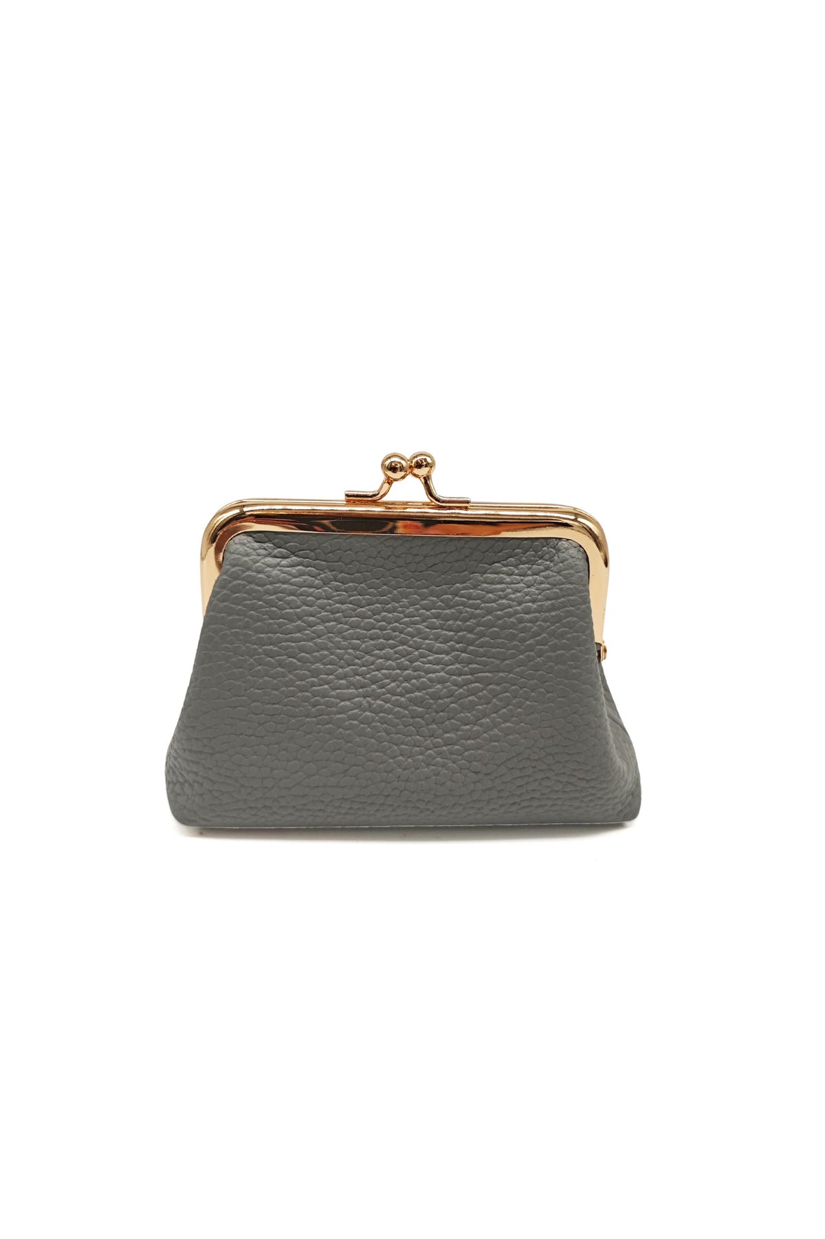 Genuine Italian Leather Coin Purse with Kiss Lock Frame image 36