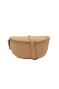 Minimalist Genuine Leather Sling Crossbody Bag with Zippered Closure image 10