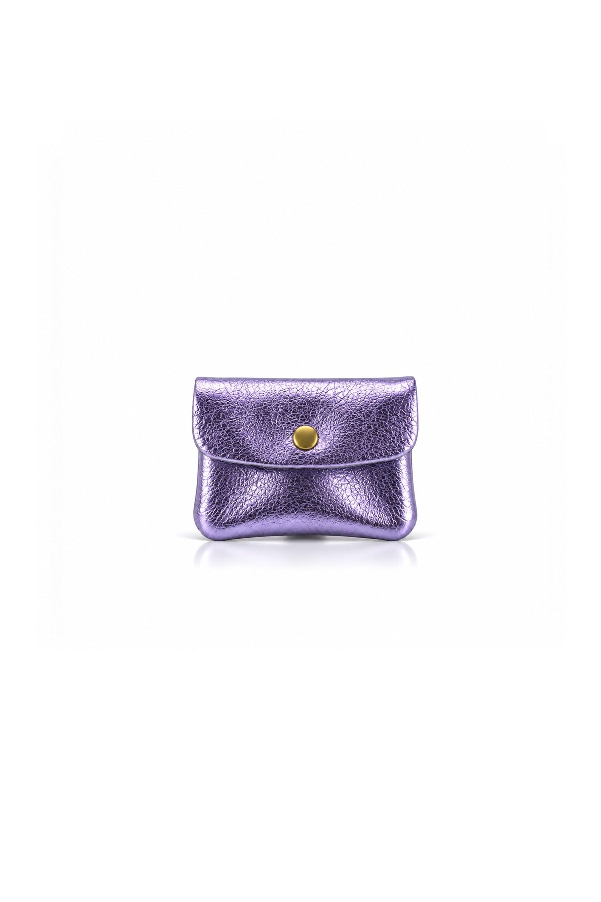 Genuine Italian Leather Compact Coin Purse with Snap Closure image 16
