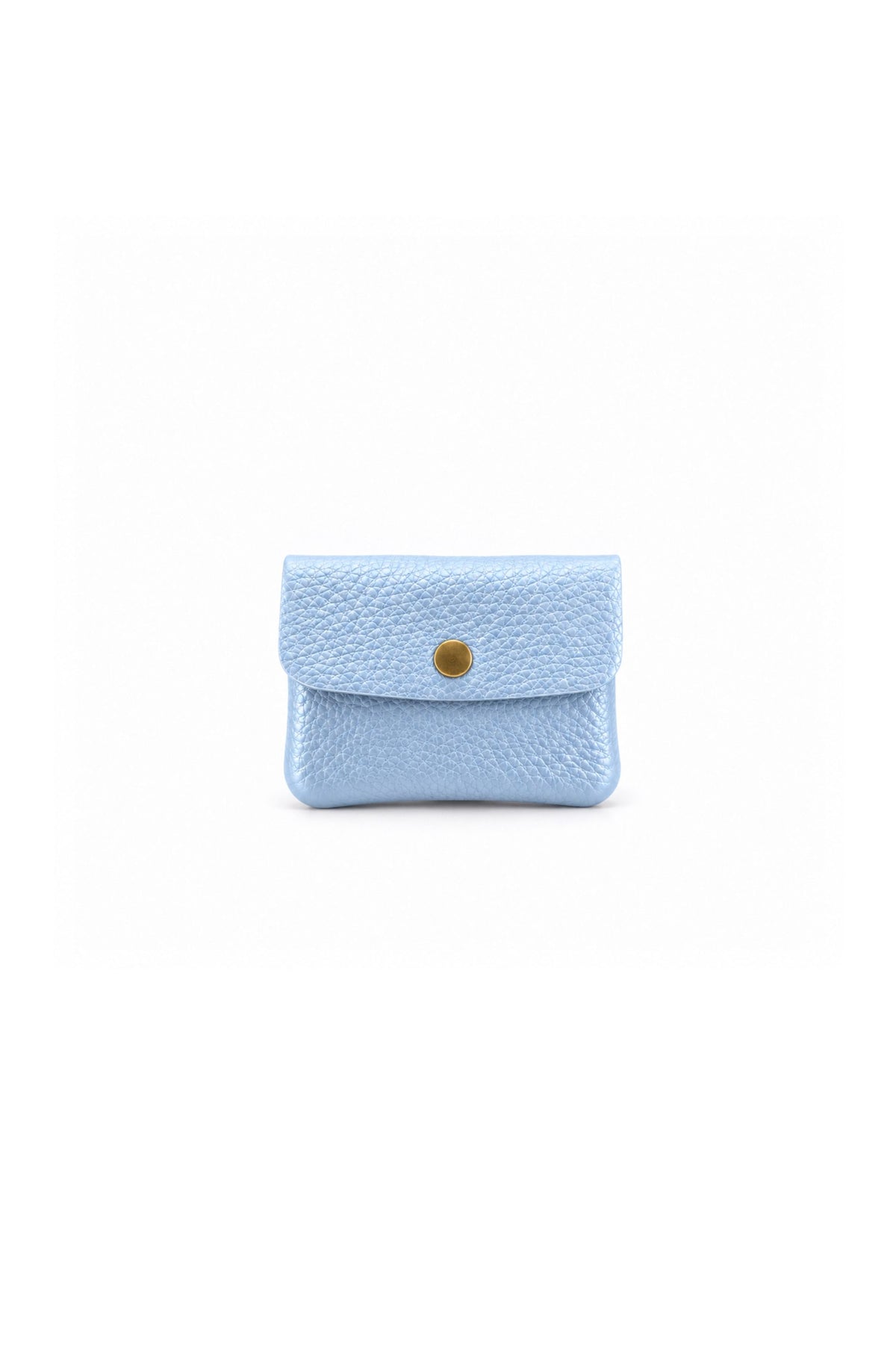 Genuine Italian Leather Compact Coin Purse with Snap Closure image 23