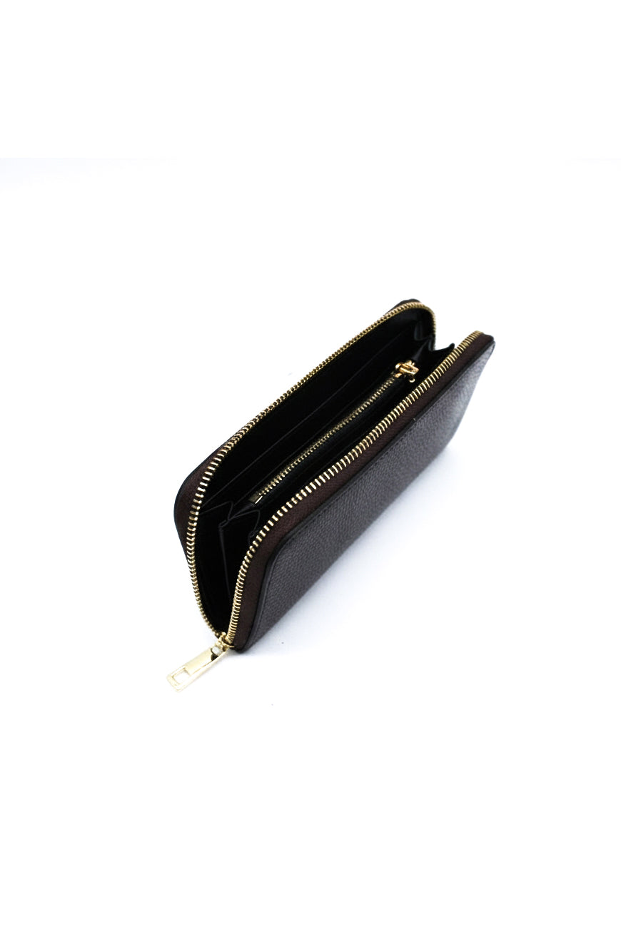 Italian Genuine Leather Zip-Around Long Wallet for Women image 8