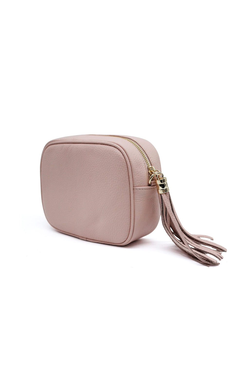 Italian Genuine Leather Crossbody Bag with Tassel Zipper image 27