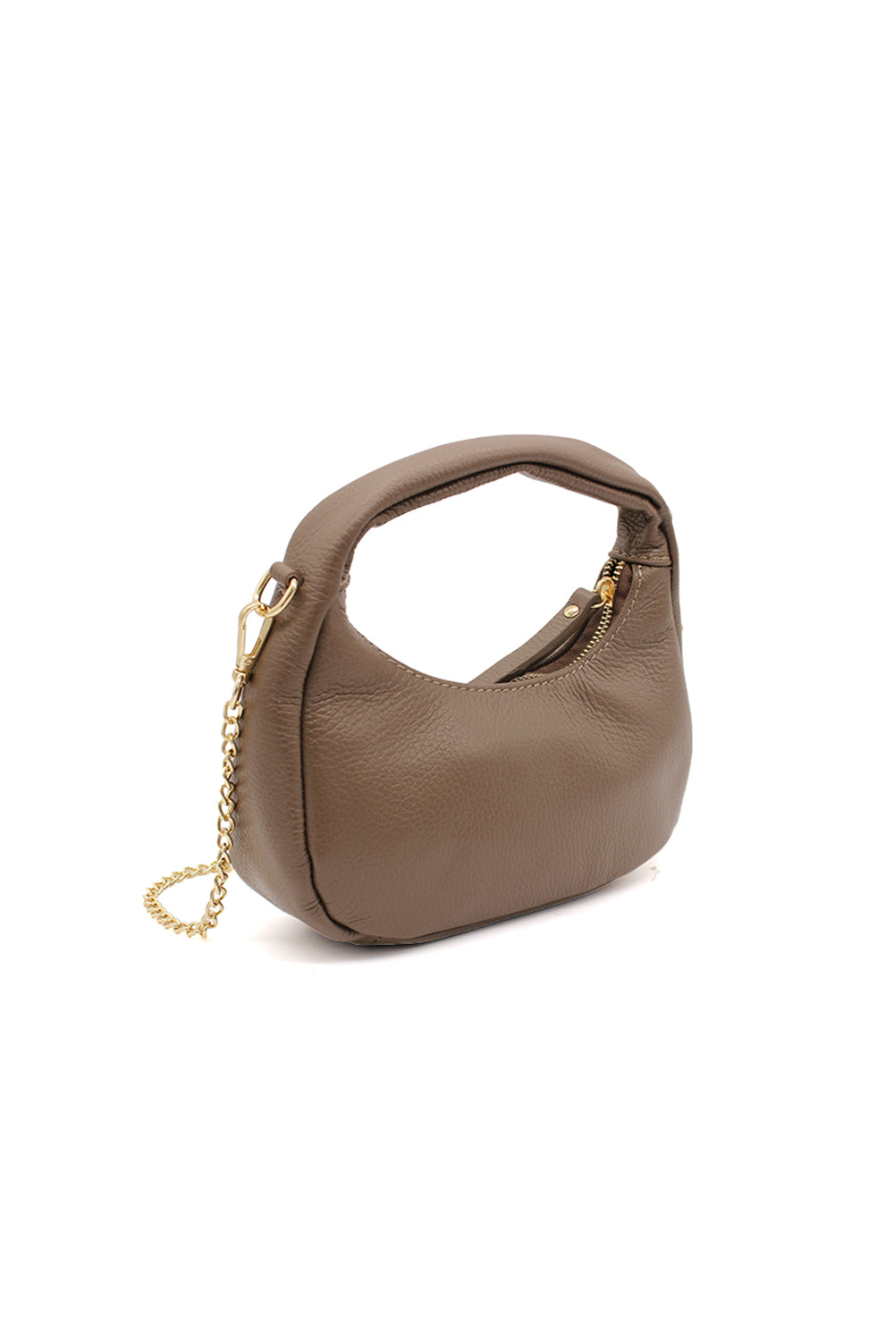 Chic Genuine Italian Leather Crossbody Bag with Elegant Chain Strap image 12