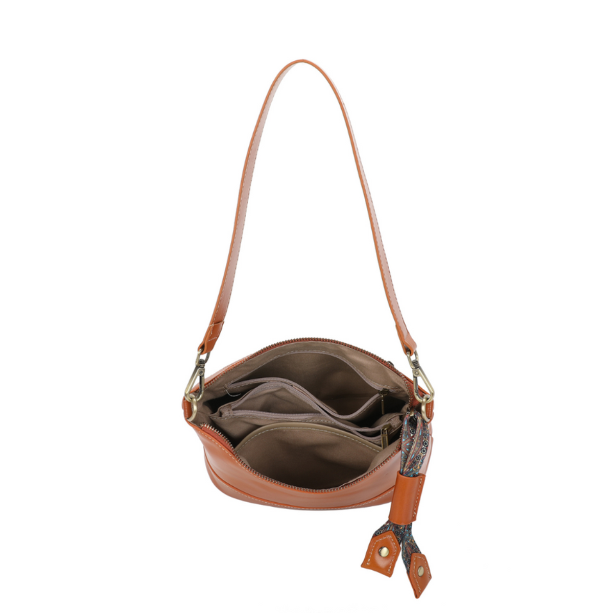 Boho-Chic Strap Genuine Leather Shoulder Bag image 3