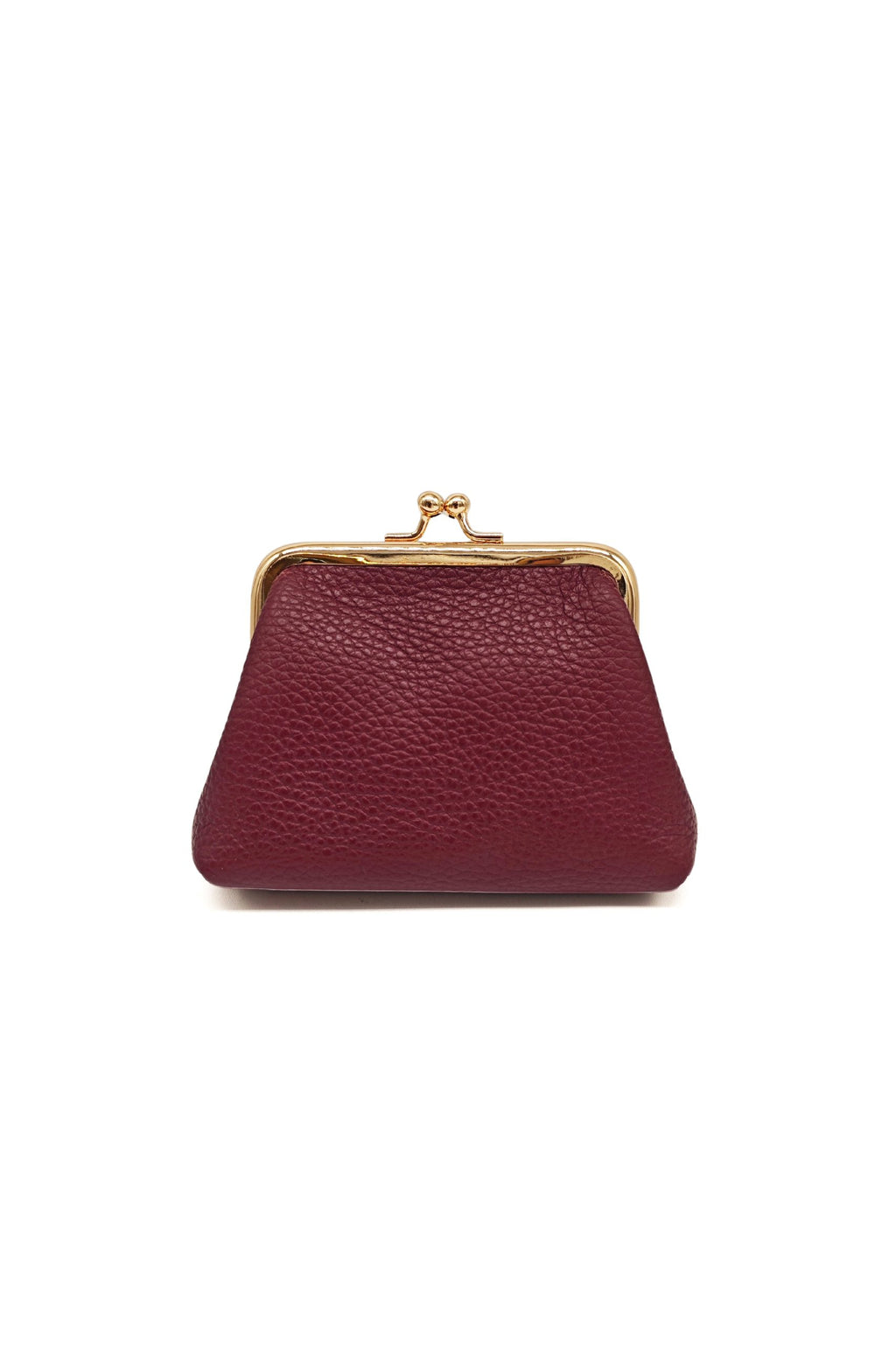 Genuine Italian Leather Coin Purse with Kiss Lock Frame image 24