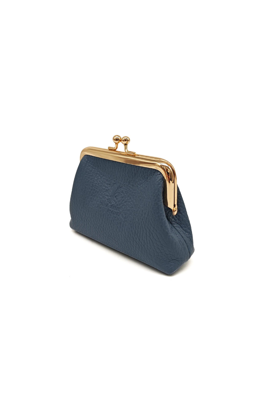 Genuine Italian Leather Coin Purse with Kiss Lock Frame image 22