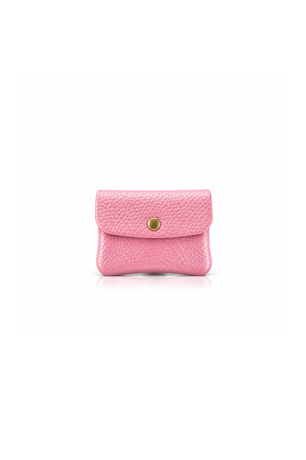 Genuine Italian Leather Compact Coin Purse with Snap Closure image 22