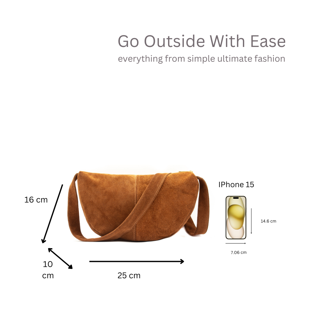 Italian Fashion Suede Leather Shopper Tote Shoulder Bag image 2