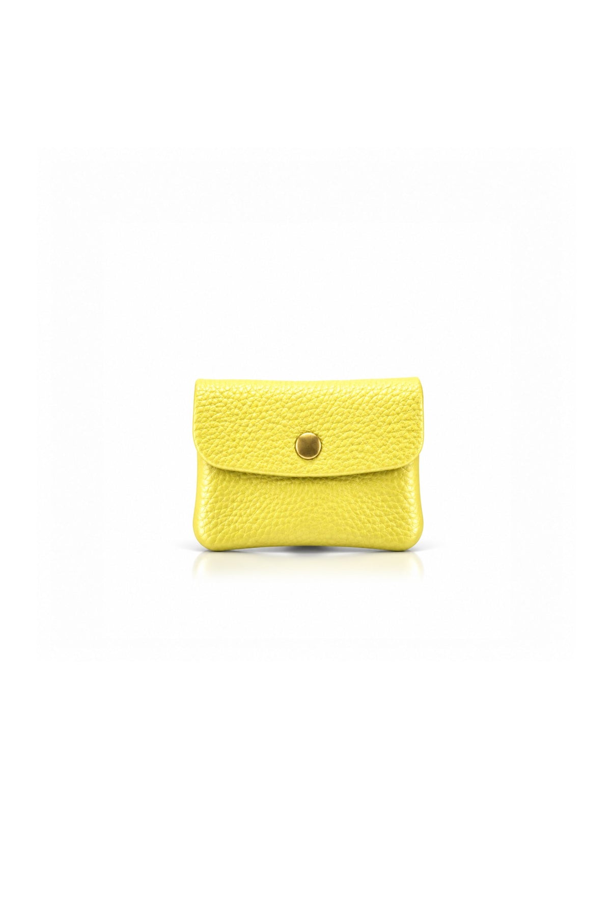 Genuine Italian Leather Compact Coin Purse with Snap Closure image 21