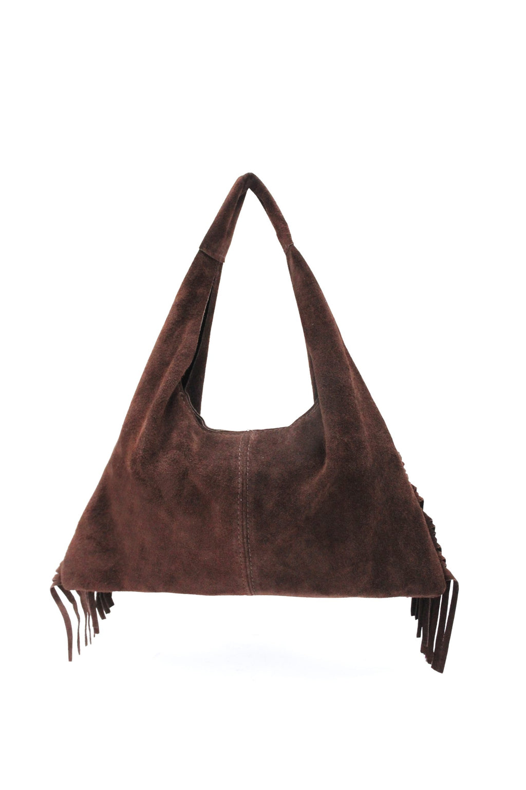 Italian Genuine Suede Fringe Crossbody Shoulder Bag image 12